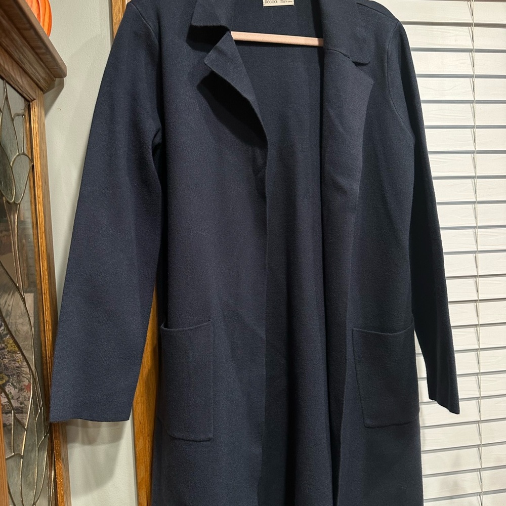 Classic Navy Women's Coatigan